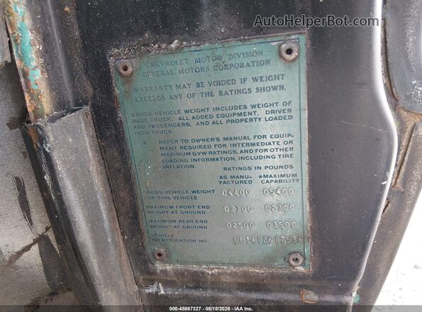 CE141Z617536      1971 CHEVROLET C10 Black Engine compartment view