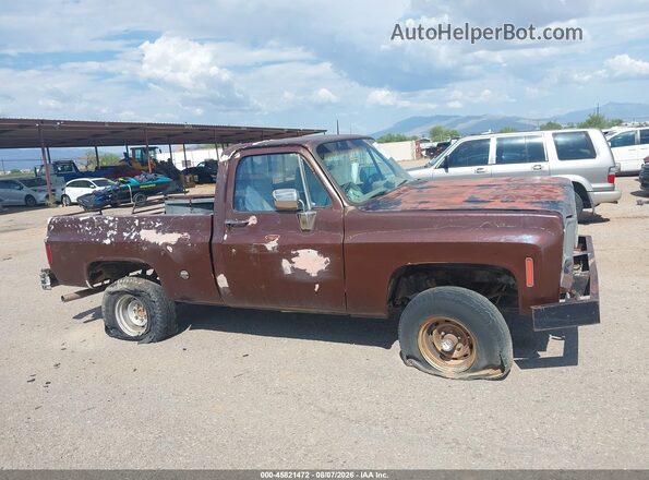 CKL148S221219     1978 CHEVROLET OTHER Brown Vista del cuadro de instrumentos