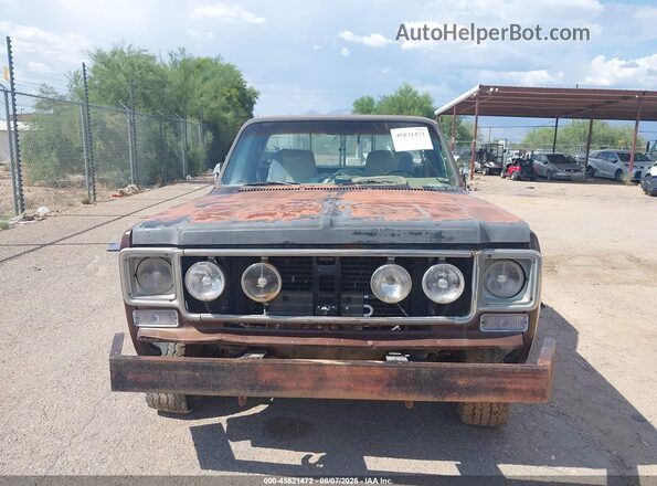 CKL148S221219     1978 CHEVROLET OTHER Brown Vista del salpicadero