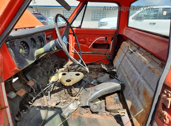 CS140T128768 1970 CHEVROLET OTHER Красный Вид салона спереди