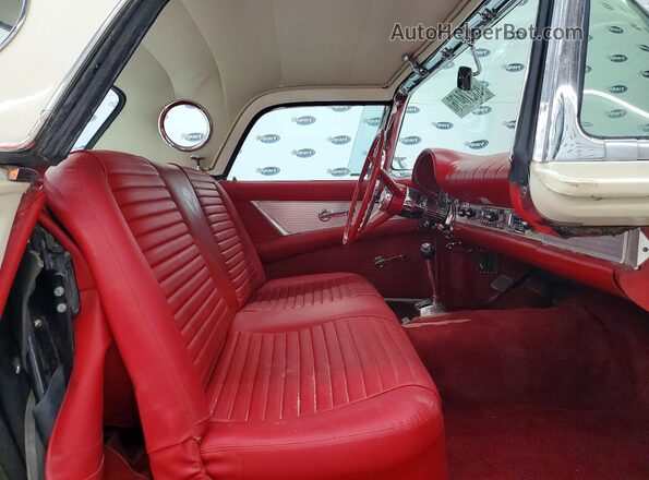 D7FH394065 1957 FORD THUNDERBIRD Кремовый Вид задних сидений
