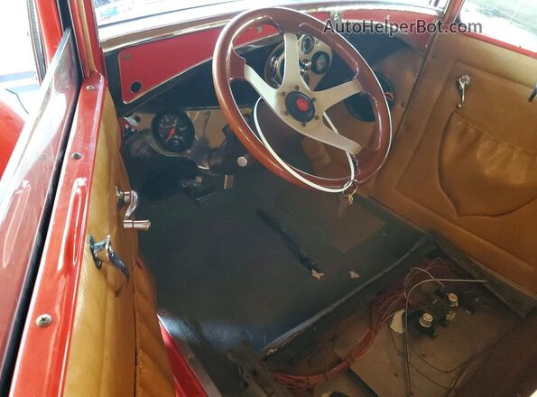 DMV64147CA 1931 FORD MODEL Red Առջևի վահանակի տեսք