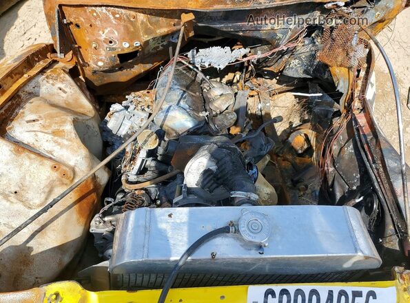 F10D4H24735 1954 FORD F100 Желтый Вид задней части салона
