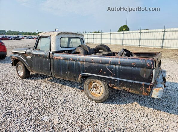 F10DK663027 1965 FORD F100 Черный Задняя левая четверть