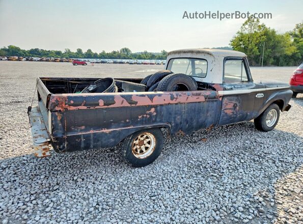 F10DK663027 1965 FORD F100 Черный Задняя правая четверть