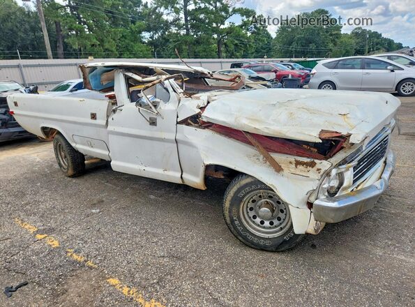 F10GLH98538 1970 FORD F100 White Front right