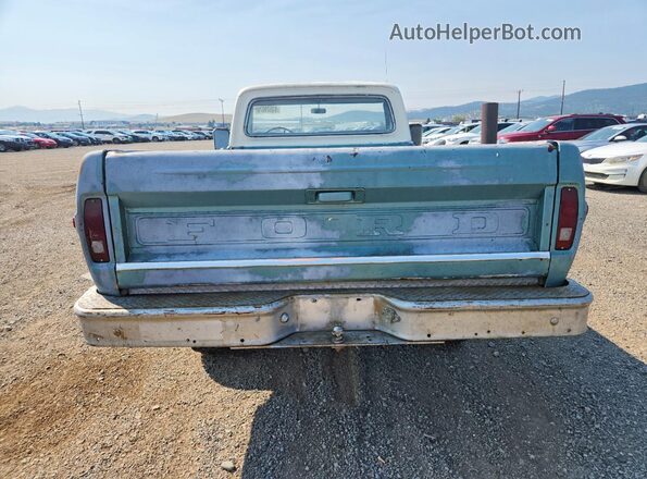 F10YRD58585 1968 FORD F150 Turquoise უკანა ხედი