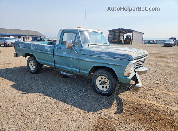 F10YRD58585 1968 FORD F150 Turquoise წინა მარჯვენა