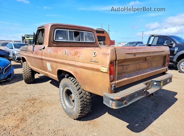 F11YRP24372 1972 FORD F100 Tan Tył lewy