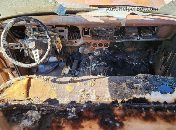 F11YRP24372 1972 FORD F100 Tan Widok deski rozdzielczej