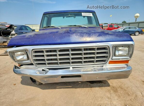 F15GKBJ1512 1978 FORD F150 Blue Вид спереду