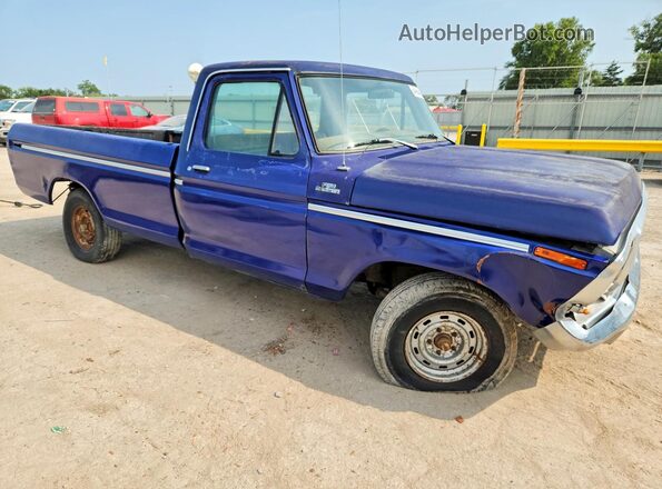 F15GKBJ1512 1978 FORD F150 Blue Передня права чверть