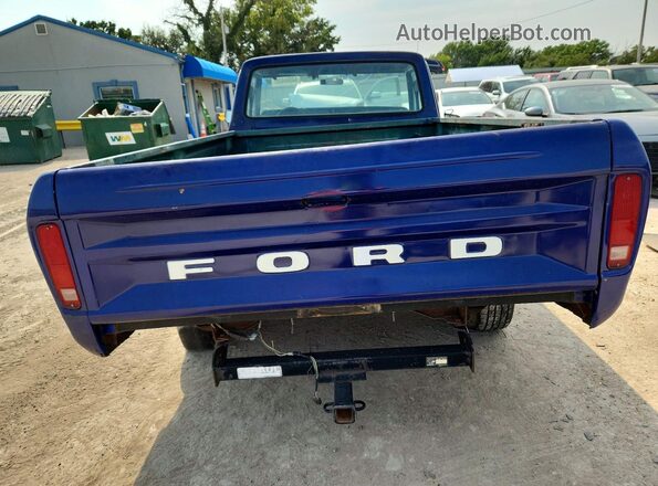 F15GKBJ1512 1978 FORD F150 Blue Вид ззаду