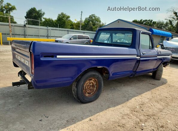 F15GKBJ1512 1978 FORD F150 Blue Задня права чверть