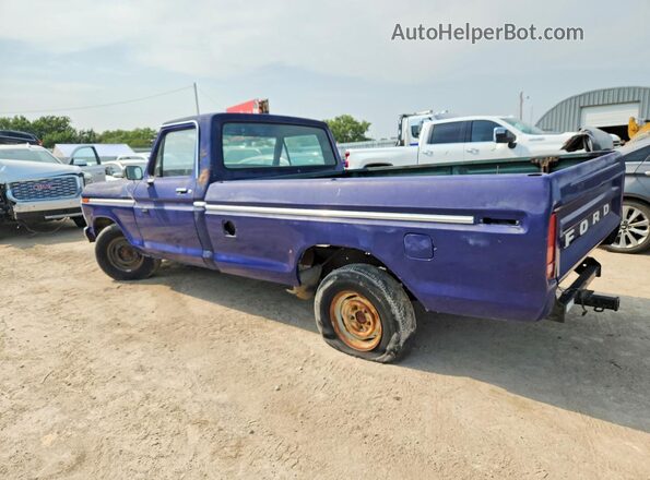 F15GKBJ1512 1978 FORD F150 Blue Задня ліва чверть