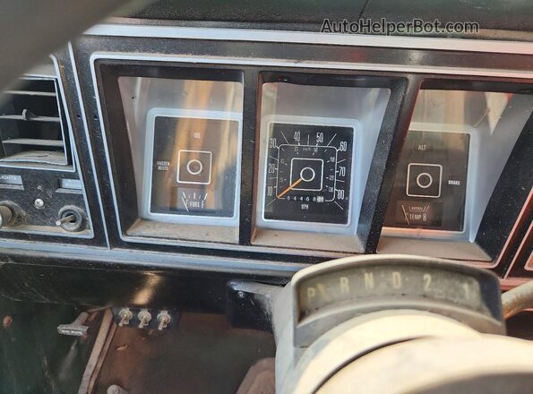 F15GKBJ1512 1978 FORD F150 Blue Вид щитка приладів
