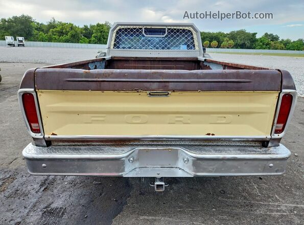 F15GUEE3653 1979 FORD F100 Бордовый Вид сзади
