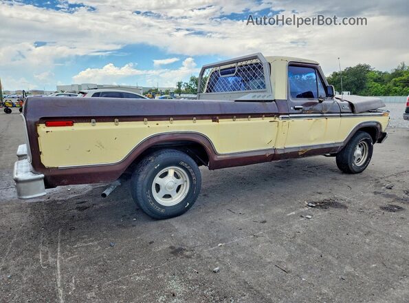 F15GUEE3653 1979 FORD F100 Бордовый Задняя правая четверть