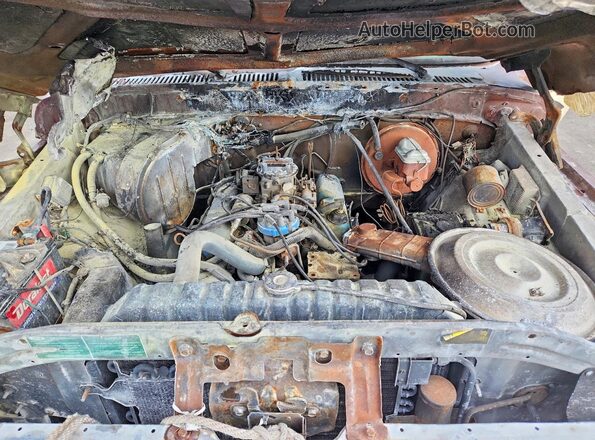 F15GUEE3653 1979 FORD F100 Бордовый Вид задней части салона