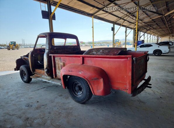 F25D5R19483 1955 FORD F250 Красный Задняя левая четверть