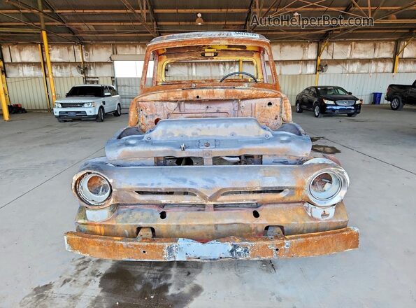 F25D5R19483 1955 FORD F250 Красный Вид спереди