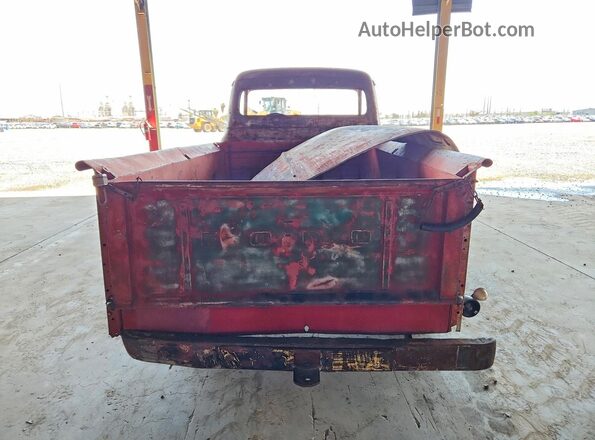 F25D5R19483 1955 FORD F250 Красный Вид сзади