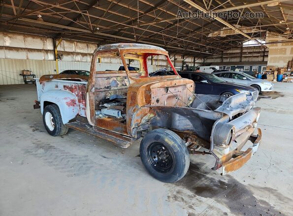 F25D5R19483 1955 FORD F250 Красный Передняя правая четверть