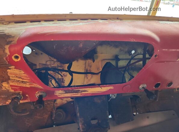 F25D5R19483 1955 FORD F250 Красный Вид щитка приборов