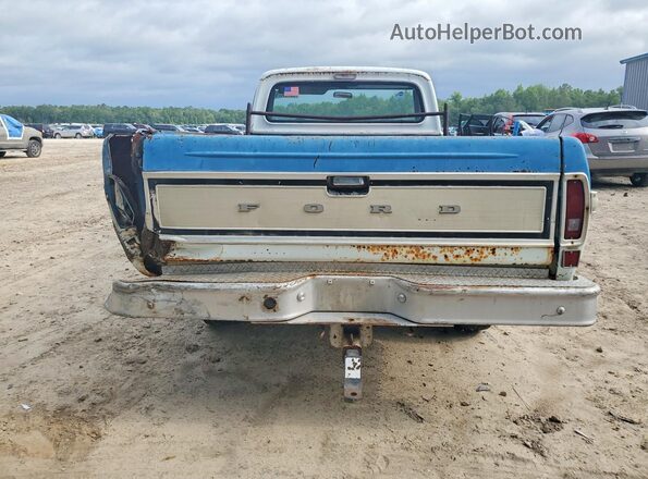 F25HRM06178 1971 FORD F250 Blue Vista trasera