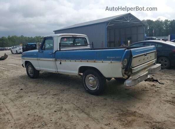 F25HRM06178 1971 FORD F250 Blue Trasero izquierdo