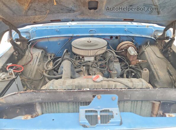 F25HRM06178 1971 FORD F250 Blue Vista interior trasera