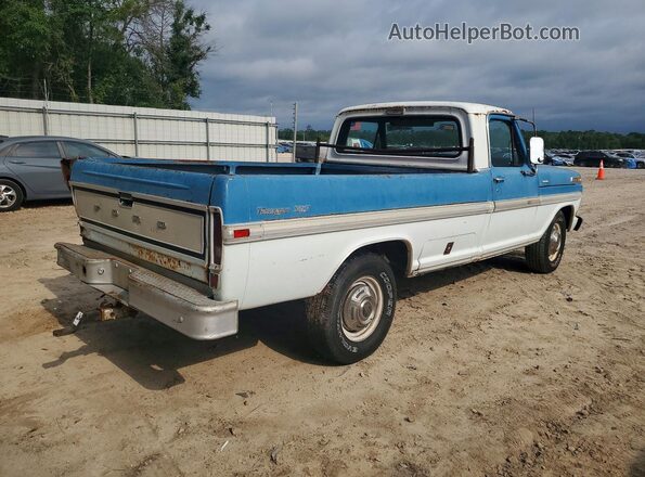 F25HRM06178 1971 FORD F250 Blue Trasero derecho