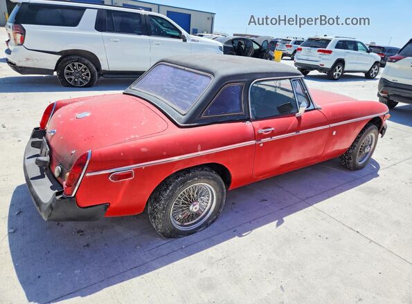 GHN5UH426129G 1977 MG MGB Красный Задняя правая четверть