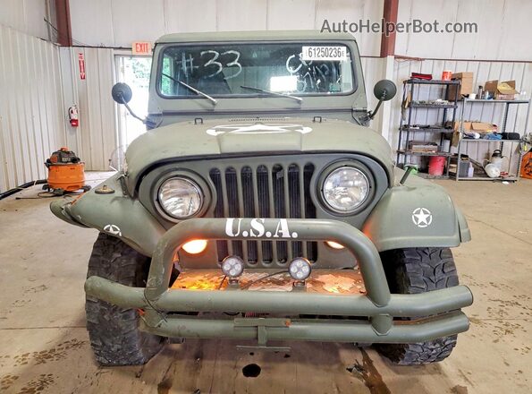 J7F93EA039484 1977 JEEP WRANGLER Green Դիմացի տեսք