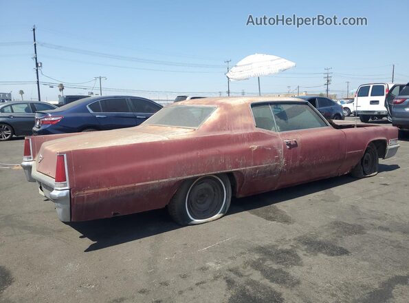 J9274890 1969 CADILLAC DEVILLE Темно-бордовый Задняя правая четверть