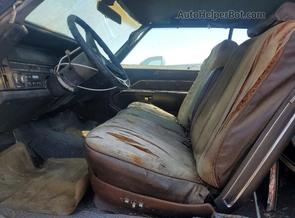 J9274890 1969 CADILLAC DEVILLE Темно-бордовый Вид салона спереди