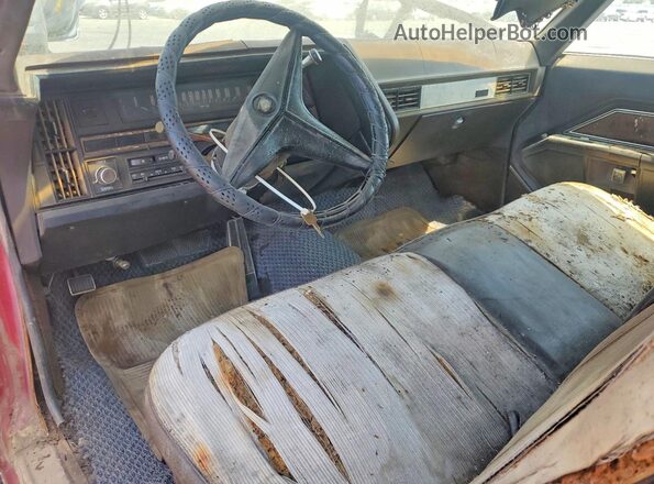 J9274890 1969 CADILLAC DEVILLE Темно-бордовый Вид панели приборов