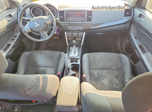JA32U2FU0GU004859 2016 MITSUBISHI LANCER Silver Вид панелі приладів