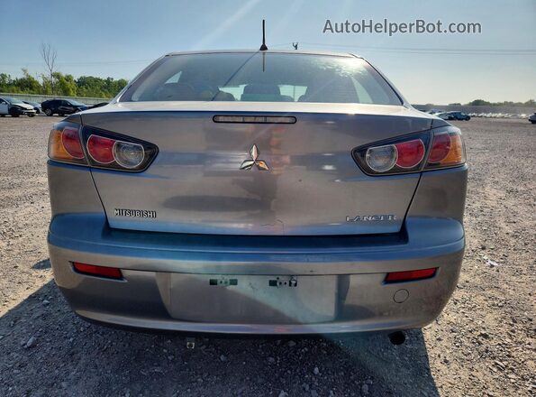JA32U2FU0GU004859 2016 MITSUBISHI LANCER Silver Вид ззаду