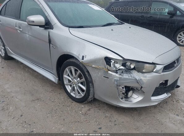 JA32U2FU0GU006692 2016 MITSUBISHI LANCER Gray Вид спереду