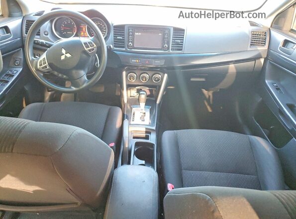 JA32U2FU1HU603075 2017 MITSUBISHI LANCER Gray წინა პანელის ხედი
