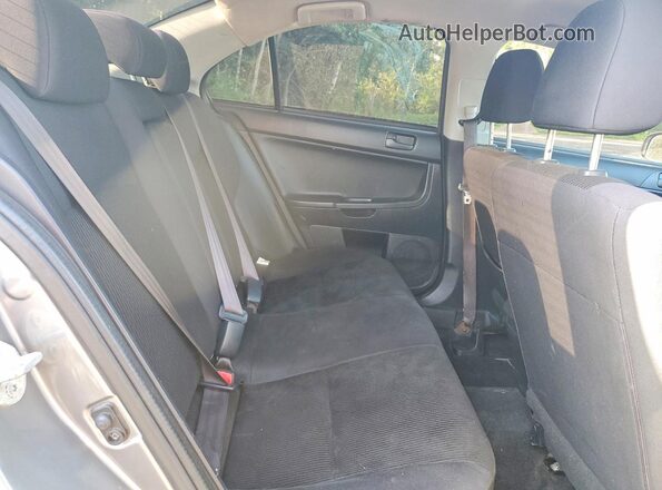 JA32U2FU1HU603075 2017 MITSUBISHI LANCER Gray უკანა სავარძლების ხედი