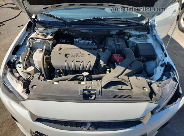 JA32U2FU2HU000345 2017 MITSUBISHI LANCER White Вид задньої частини салону