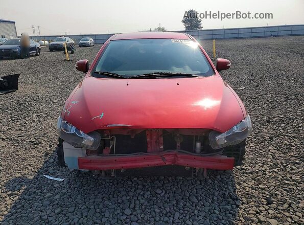 JA32U2FU2HU005769 2017 MITSUBISHI LANCER Red წინა ხედი