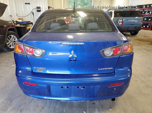 JA32U2FU2HU010843 2017 MITSUBISHI LANCER Blue უკანა ხედი