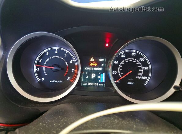 JA32U2FU2HU010843 2017 MITSUBISHI LANCER Blue ხელსაწყოთა პანელის ხედი