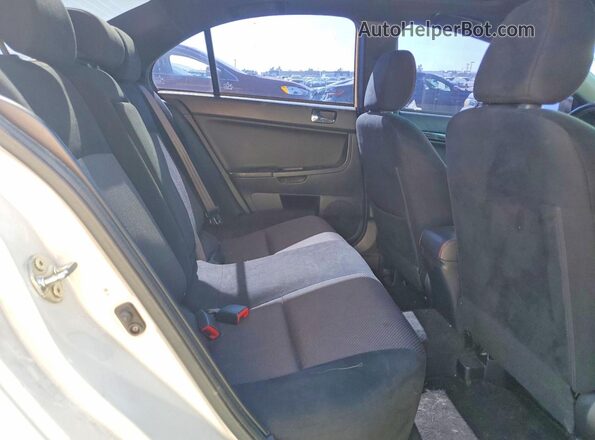 JA32U2FU2HU014018 2017 MITSUBISHI LANCER White Rear seats view