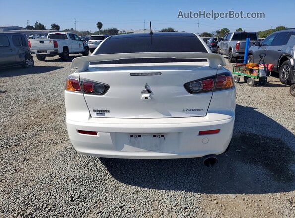 JA32U2FU2HU014018 2017 MITSUBISHI LANCER White Rear view