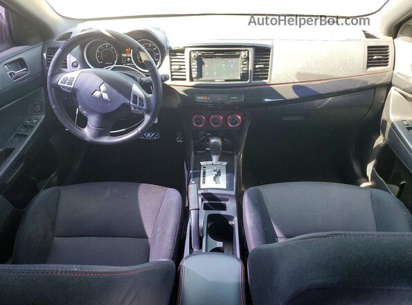 JA32U2FU2HU014018 2017 MITSUBISHI LANCER White Dashboard view