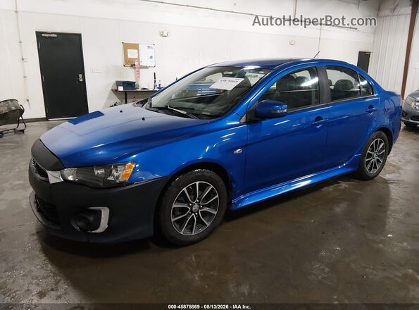 JA32U2FU3HU004646 2017 MITSUBISHI LANCER Blue Передня ліва чверть
